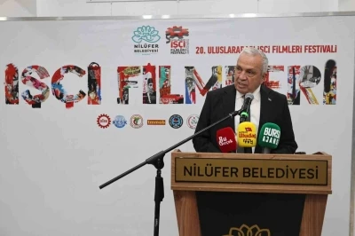 Nilüfer’de 20. Uluslararası işçi filmleri festivali başladı
