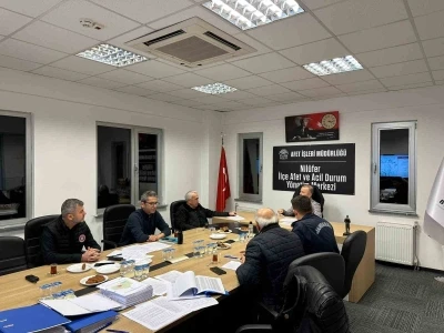 Nil&uuml;fer&rsquo;de afetlere karşı hazırlık tatbikatı

