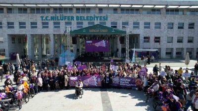 Nil&uuml;fer&rsquo;de kadınlar tek ses oldu
