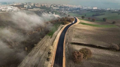 Nil&uuml;fer&rsquo;deki &ccedil;ile sona erdi...&Ccedil;amlık Bulvarı asfaltlandı
