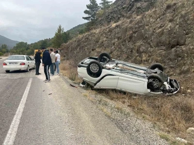 Nişanlısını görmeye giderken ölümden döndü
