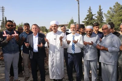 Nizip Belediyesi'nin desteklediği cami projesinde ilk adım atıldı 