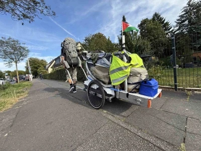 Norveç’ten Gazze’ye yürüyen Kim: &quot;Herkes Filistin halkı için en azından bir şey yapmalı&quot;
