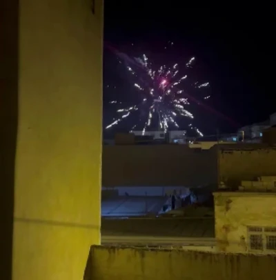 Nusaybin&rsquo;de gece yarısı patlatılan havai fişekler tepki &ccedil;ekti
