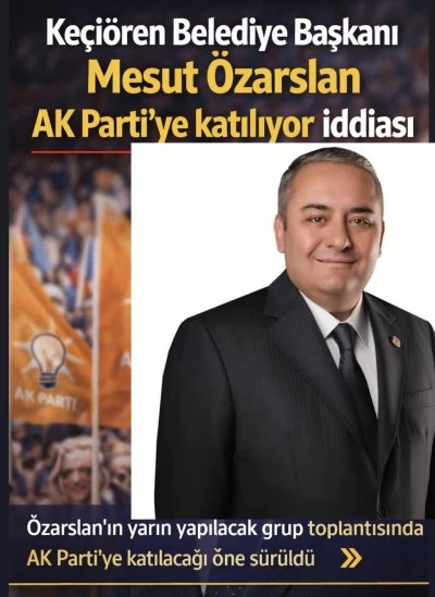 O belediye Başkanı da AK Parti&rsquo;ye katılıyor