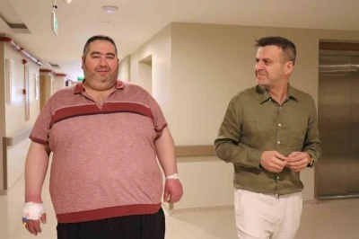 Obeziteyle m&uuml;cadele eden hasta sağlığına kavuşmak i&ccedil;in Kahramanmaraş&rsquo;tan Denizli&rsquo;ye geldi
