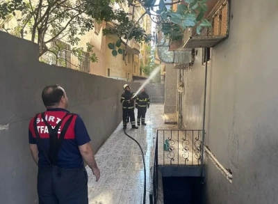 Ocakbaşı Bacasında Yangın Paniği