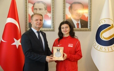 ODÜ’lü milli sporcu, dünya ikinciliği elde etti
