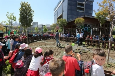 &Ouml;d&uuml;ll&uuml; Canik Sıfır Atık K&ouml;y&uuml;&rsquo;nde doğa dostu nesiller yetişiyor
