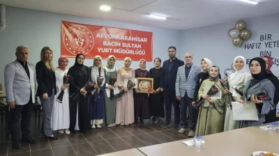 &Ouml;ğrenci yurdundaki &rsquo;Kur&rsquo;an&rsquo;ı Kerim ve Hafızlık Kursu&rsquo; programı sona erdi
