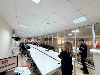 Öğrenciler acil durum süreçlerini yerinde gözlemledi
