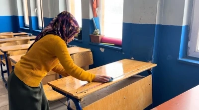 &Ouml;ğrenciler gelmeden hijyen seferberliği: Y&uuml;ksekova ikinci d&ouml;neme hazır
