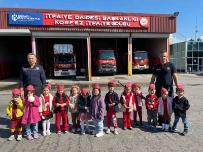 Öğrenciler itfaiyecilik mesleğini yakından tanıdı
