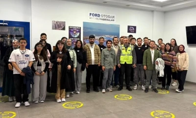 Öğrenciler otomotiv üretimini yerinde gözlemledi
