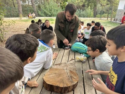 Öğrenciler yaban hayatını yakından tanıdı

