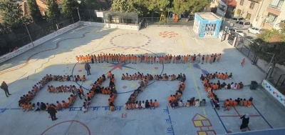 Öğrencilerden Gazze’ye destek: &quot;Filistin&quot; için tek yürek oldular
