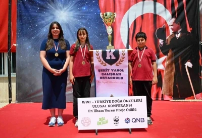 &Ouml;ğrencilerden &ouml;d&uuml;l getiren proje
