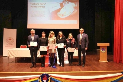 &Ouml;ğrencilere g&uuml;venli gıda anlattıldı
