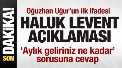 Oğuzhan Uğur'un emniyetteki ilk ifadesi! Haluk Levent a&ccedil;ıklaması!