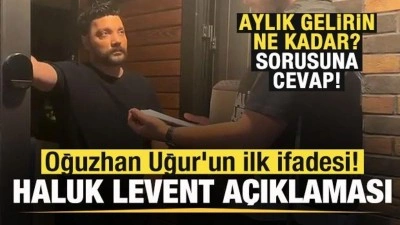Oğuzhan Uğur'un ifadesi! Haluk Levent a&ccedil;ıklaması! Aylık gelirin ne kadar? sorusuna cevap