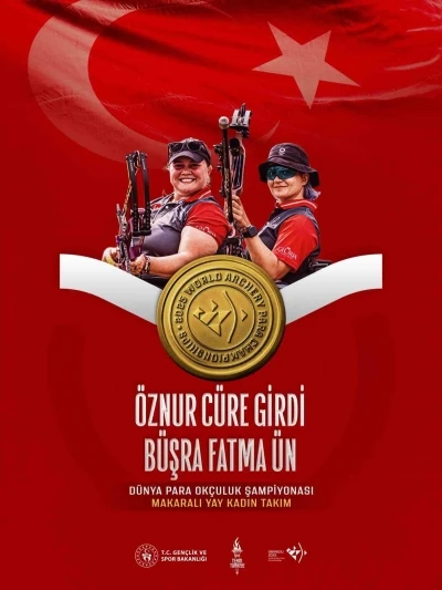 Okçulukta Makaralı Yay Kadın Takımı dünya şampiyonu
