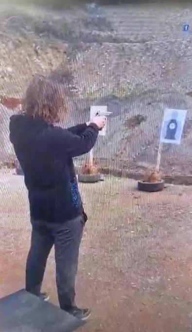 Okul saldırganının poligonda atış yaptığı g&ouml;r&uuml;nt&uuml;ler ortaya &ccedil;ıktı
