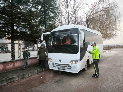 Okul servis ara&ccedil;larına y&ouml;nelik denetim
