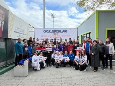 Okul Sporları Tenis Grup Birinciliği M&uuml;sabakaları &Ccedil;aycuma&rsquo;da başladı
