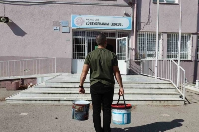 Okullara son 5 yılda 547 bin litre boya desteği
