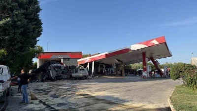 &Ouml;l&uuml;m benzin istasyonu marketinde alışveriş yaparken yakaladı
