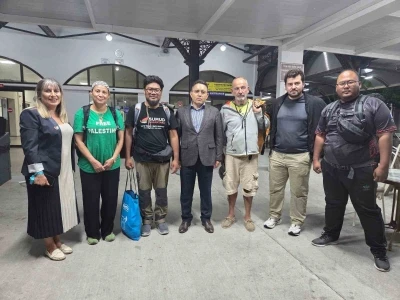 Olumsuz hava şartları nedeniyle Sumud Filosu’ndan ayrılan 4 aktivist Marmaris’e geldi
