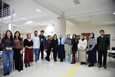 OM&Uuml;&rsquo;de fen materyal sergisi
