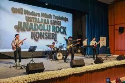 OM&Uuml;&rsquo;de "Ustalara Saygı Anadolu Rock Konseri"
