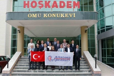 OMÜ ile Alfraganus Üniversitesi arasında akademik iş birliği görüşmeleri
