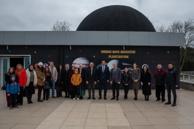 OM&Uuml; Planetaryum&rsquo;da personele uzay yolculuğu yaşatan sunum
