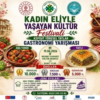 &Ouml;nce tatlar, sonra y&ouml;resel kıyafetler yarışacak
