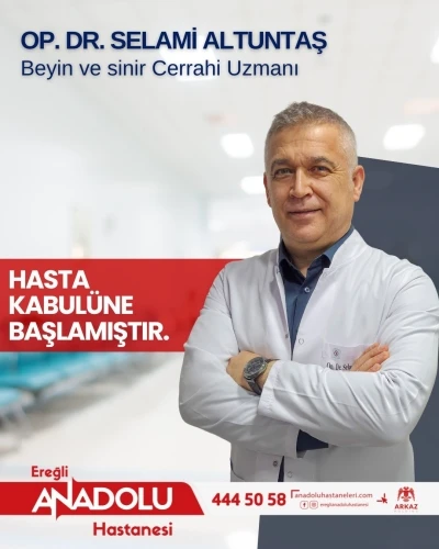 Op. Dr. Selami Altuntaş g&ouml;reve başladı
