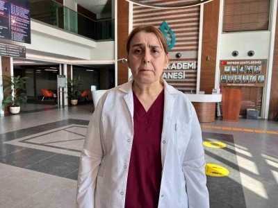 Operasyona alınan hastanın karnından ’dev tümör’ çıktı
