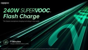 OPPO sırları zorladı: 240W SUPERVOOC hızlı şarj