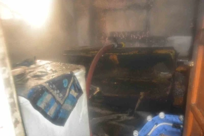 Ordu&rsquo;da apartmanın zemin katında yangın
