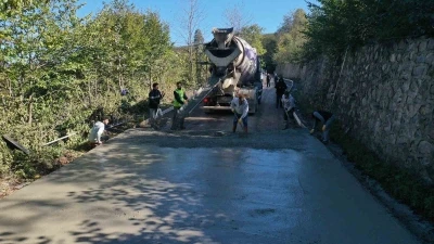 Ordu’da beton yol seferberliği sürüyor
