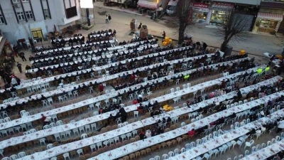 Ordu&rsquo;da bin 500 kişi iftar sofrasında buluştu

