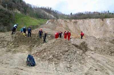Ordu&rsquo;da heyelan tatbikatı
