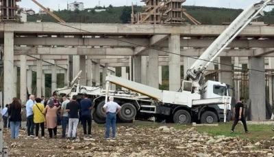 Ordu’da inşaatta beton mikseri devrildi: 1 ölü
