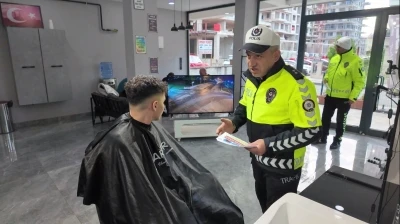 Ordu&rsquo;da kuaf&ouml;r salonlarında trafik g&uuml;venliği projesi
