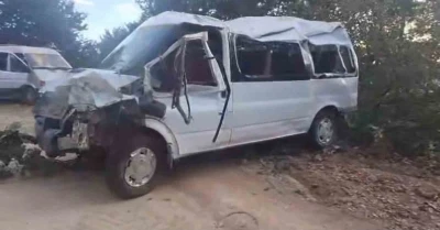 Ordu’da minibüs şarampole devrildi: 11 yaralı
