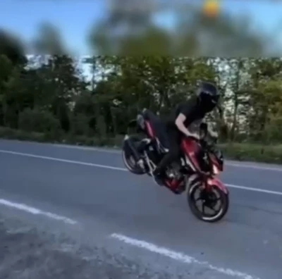 Ordu&rsquo;da tehlikeli motosiklet kullanan s&uuml;r&uuml;c&uuml;ye 72 bin lira ceza
