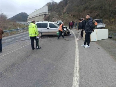Ordu&rsquo;da trafik kazası: 2 yaralı
