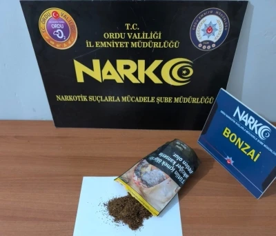 Ordu&rsquo;da uyuşturucu operasyonlarında 1 tutuklama
