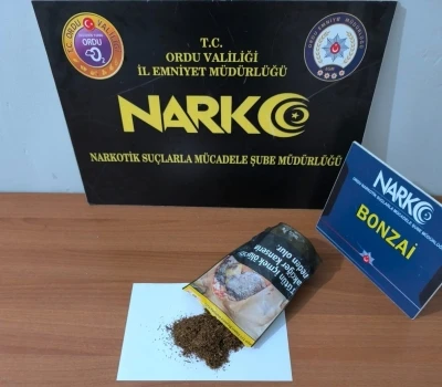 Ordu’da uyuşturucu operasyonlarında 2 tutuklama
